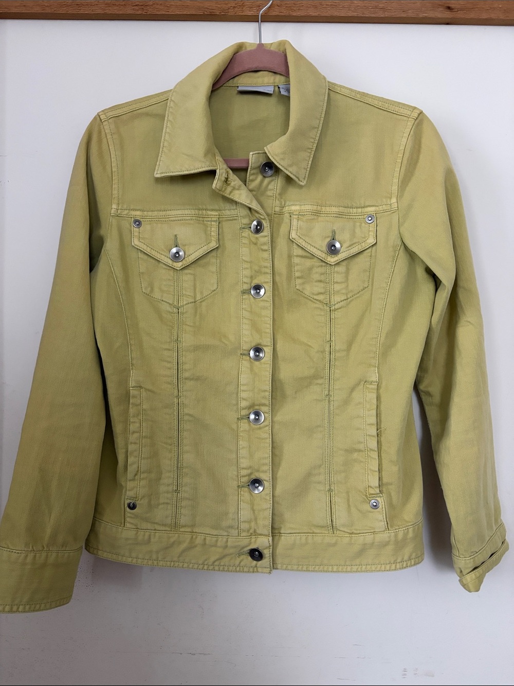 Chico’s Platinum Denim Jacket